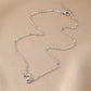 Women's Dual Heart Pendant with Chain Micro Plating